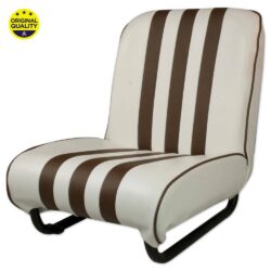 1300036 FRONT – Mehari Seat Cover – Brown and White x1