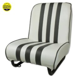 1300037 FRONT – Mehari Seat Cover – Grey and White x1