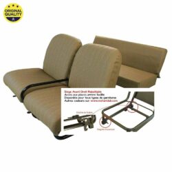 13042016 Mehari Complete Seats with Tiltable Right Seat – Brown Targa – Complete Se