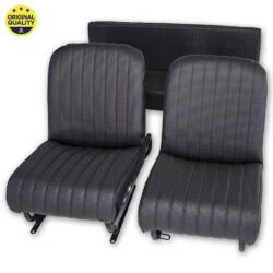 13042017 Mehari Complete Seats with Tiltable Right Seat – Black Targa – Complete Set