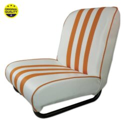 1301035 LEFT FRONT – Mehari Complete Seat – Orange and White