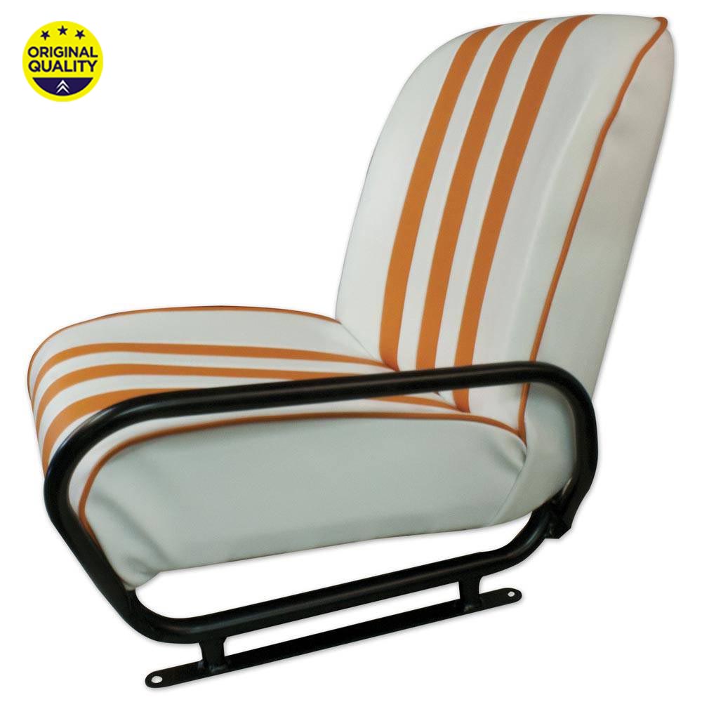 1301535 RIGHT FRONT - Mehari Complete Seat - Orange and White