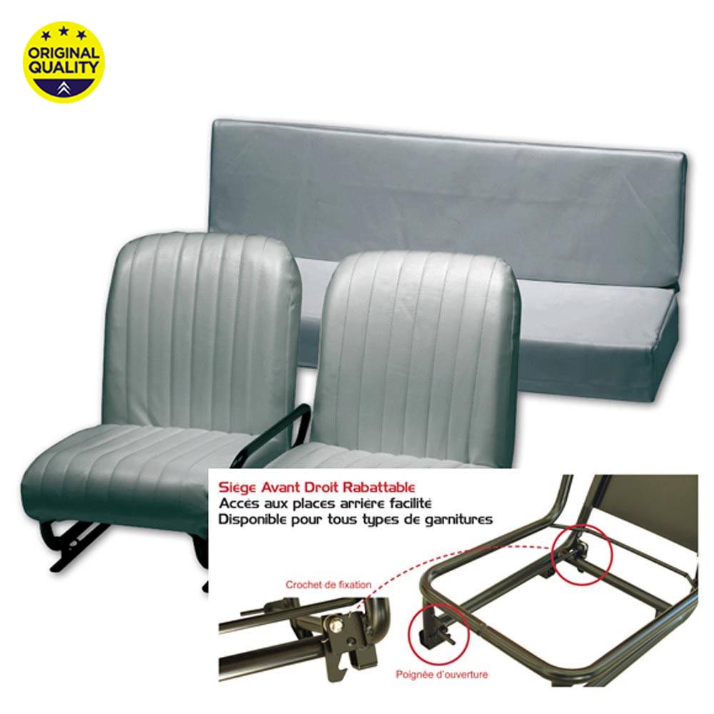 1301608 RIGHT - Mehari Complete Seat - Tiltable - Grey