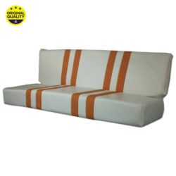 13020350 REAR – Mehari Complete Seat – Orange and White