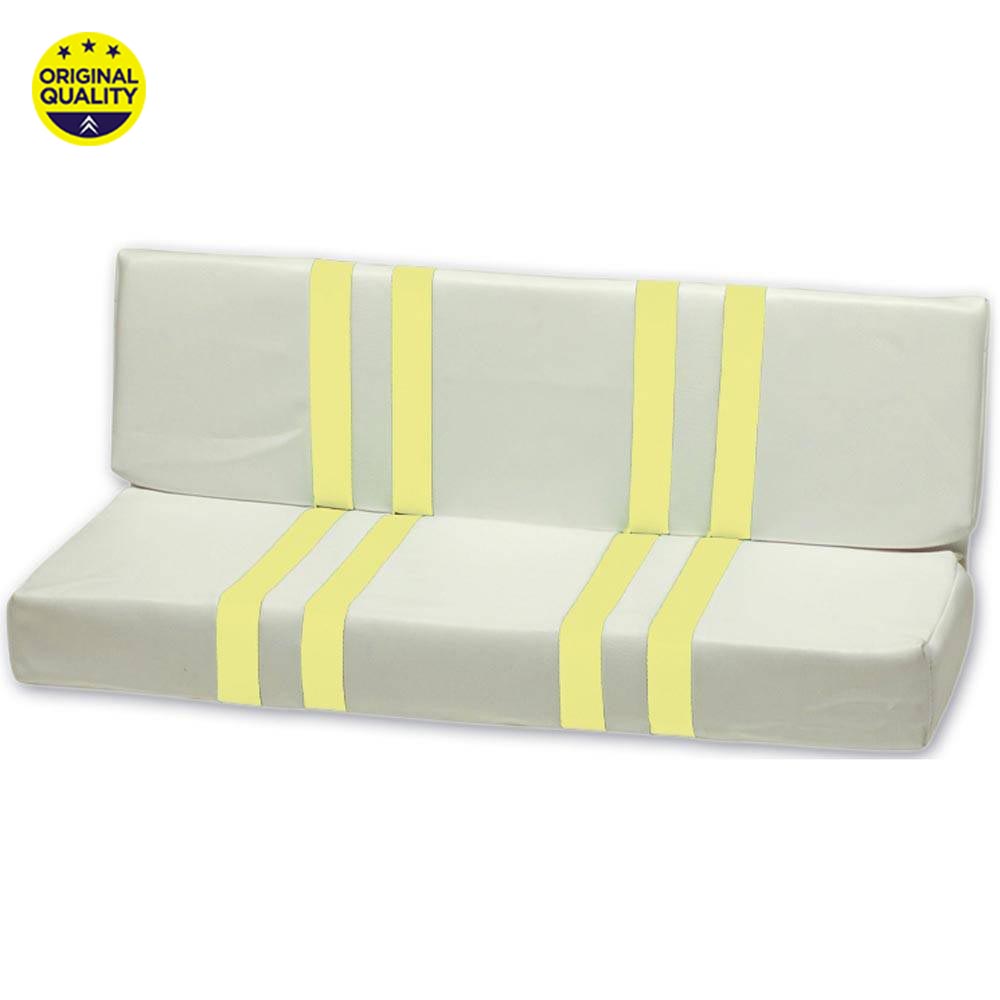 1303033 REAR - Mehari Seat Cover - Yellow and White
