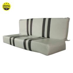 1303037 REAR – Mehari Seat Cover – Grey and White