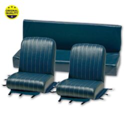 13040020 Mehari Seat Covers – Blue – Complete Set – 2x Front & 1x Rear