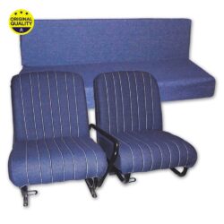 13040070 Mehari Seat Covers – Denim – Complete Set – 2x Front & 1x Rear