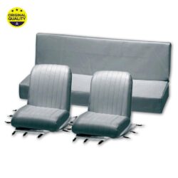 13040080 Mehari Seat Covers – Grey – Complete Set – 2x Front & 1x Rear