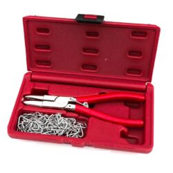 8011028 Hog Ring Plier Set with 100 Hog Rings