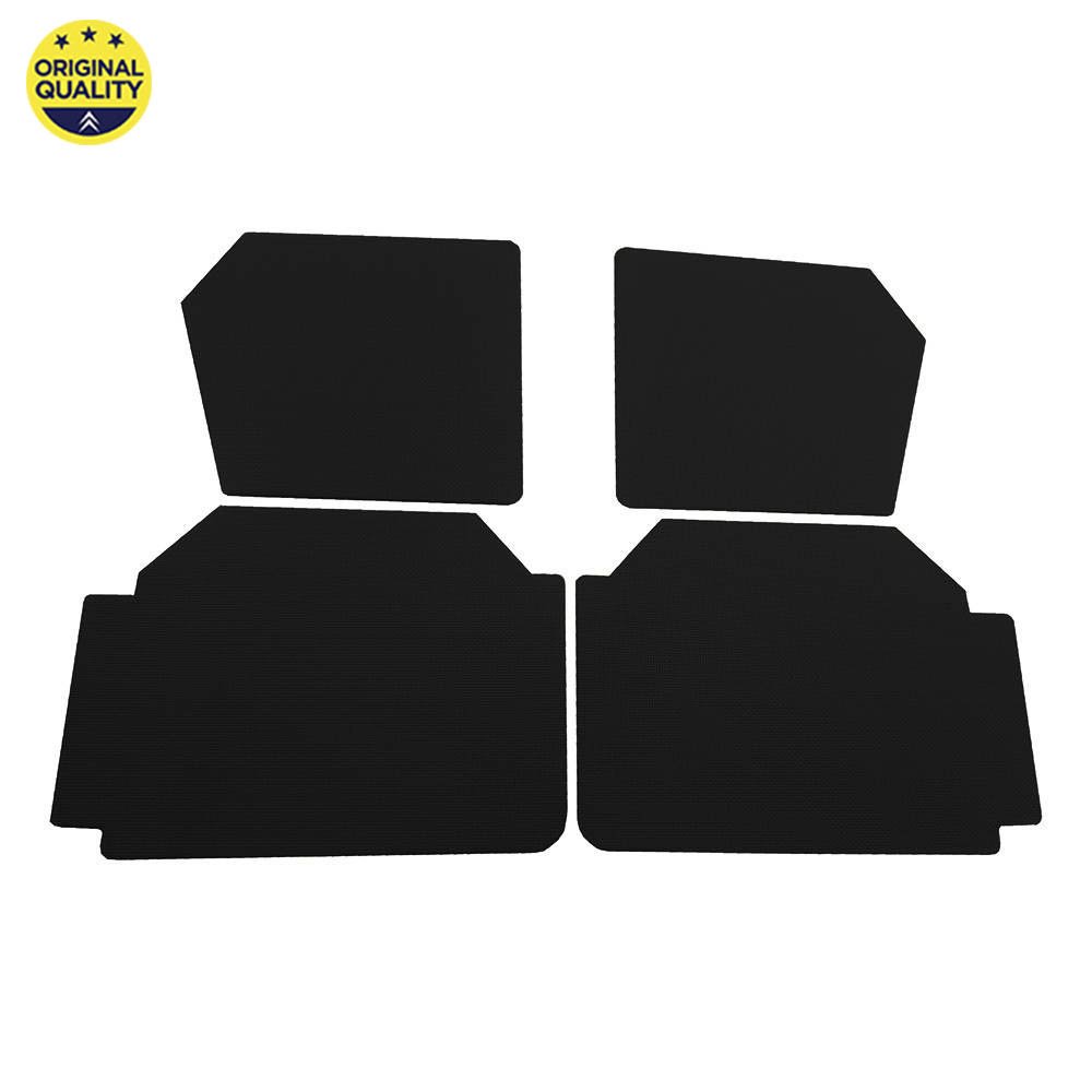 24124090 2cv Large Door Card Set - Black Targa