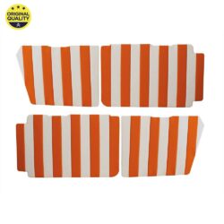 2412420 2cv Small Door Card Set – Orange and White