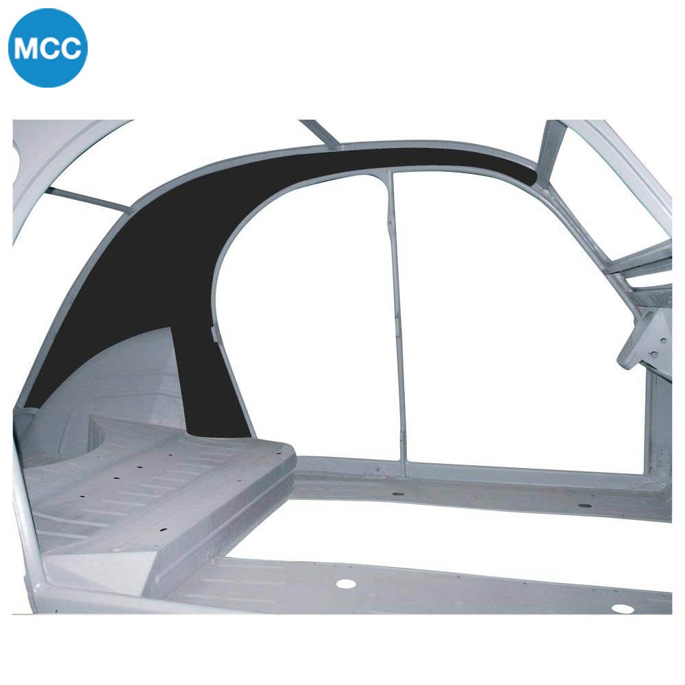 2600219 2cv Side Lining - Old Model - Grey Felt (Original)