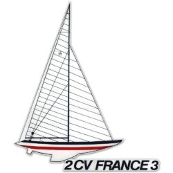 2908025 2cv Beachcomber Boat Sticker