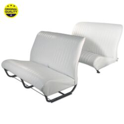 3300101 FRONT – Bench Seat Cover – With Sides – White