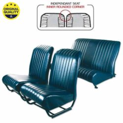 3304212 Seat Cover Set – Inner Rounded Corners – With Sides – Blue