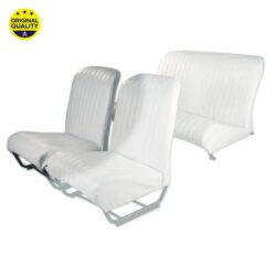 3300411 RIGHT FRONT – Seat Cover – Inner Rounded Corners – With Sides – White