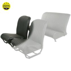 33004110 RIGHT FRONT – Seat Cover  – Inner Rounded Corners – With Sides – Black Targa