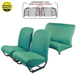 3304224 Seat Cover Set – Inner Squared Corners – With Sides – Green – Complete Set