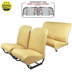 3304226 Seat Cover Set – Inner Squared Corners – With Sides – Yellow – Complete Set