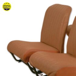 33004311 RIGHT FRONT – Seat Cover – Inner Squared Corners – With Sides – Brown Targa