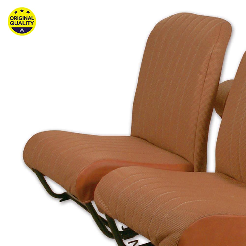 33004315 RIGHT FRONT - Seat Cover - Inner Squared Corners - With Sides - Chocolate Targa