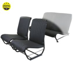 33004910 FRONT – Seat Cover – Without Sides – Black Targa