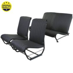 33042010 Seat Cover Set – Without Sides – Black Targa – Complete Set