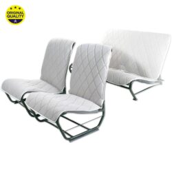 3300495 FRONT – Seat Cover – Without Sides – Grey Diamond Dolly Pattern