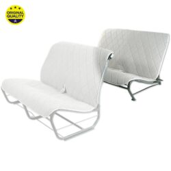 3303005 REAR – Bench Seat Cover – Without Sides – Grey Diamond Dolly Pattern
