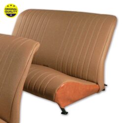 33031015 REAR – Bench Seat Cover – With Sides – Chocolate Targa