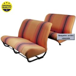 33041122 Bench Seat Cover Set with Folding Rear Seat – With Sides – Raye Orange