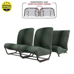 33042121 Seat Cover Set – Inner Rounded Corners – With Sides – Raye Green