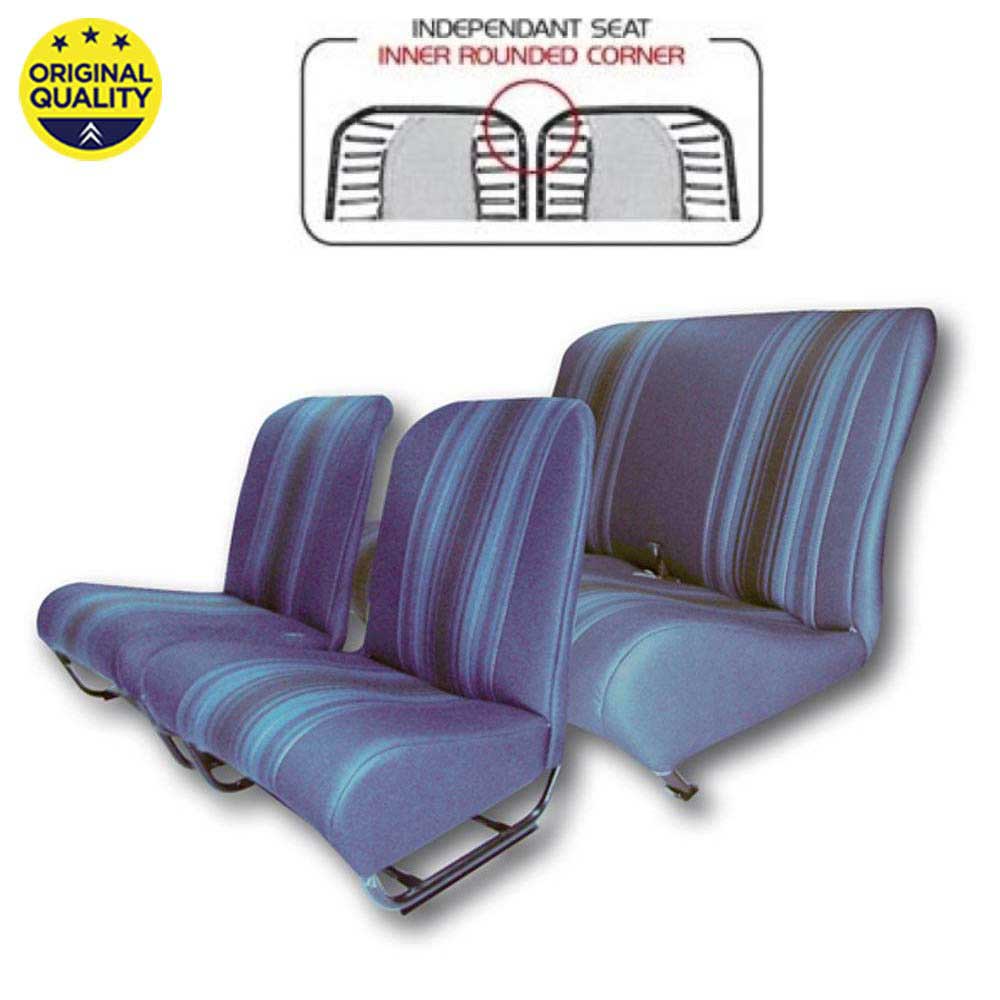 33042124 Seat Cover Set - Inner Rounded Corners - With Sides - Raye Blue