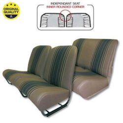 33042125 Seat Cover Set – Inner Rounded Corners – With Sides – Raye Brown
