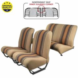 33042223 Seat Cover Set – Inner Squared Corners – With Sides – Raye Beige
