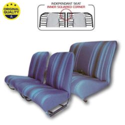 33042224 Seat Cover Set – Inner Squared Corners – With Sides – Raye Blue