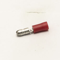 7605605 Red Male Bullet Connector