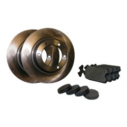 10010601 Front Brake Discs (Pair), Foot & Hand Brake Pads