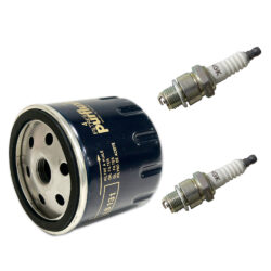 1010201 Purflux Oil Filter & 2x NGK spark plugs
