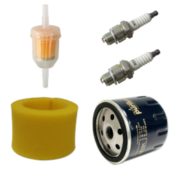 1010202 Purflux Oil Filter, 2x NGK Spark Plugs, Air Filter & Fuel Filter