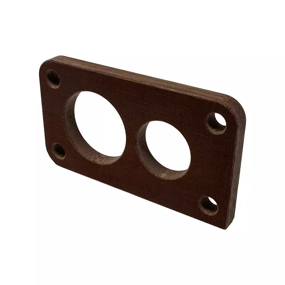 1011212 Carburettor Insulator Block for Twin Carburettor - Image 2