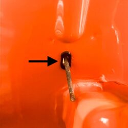 2504401 2cv Heater Control Rod Gaiter (Fits in Bulkhead)