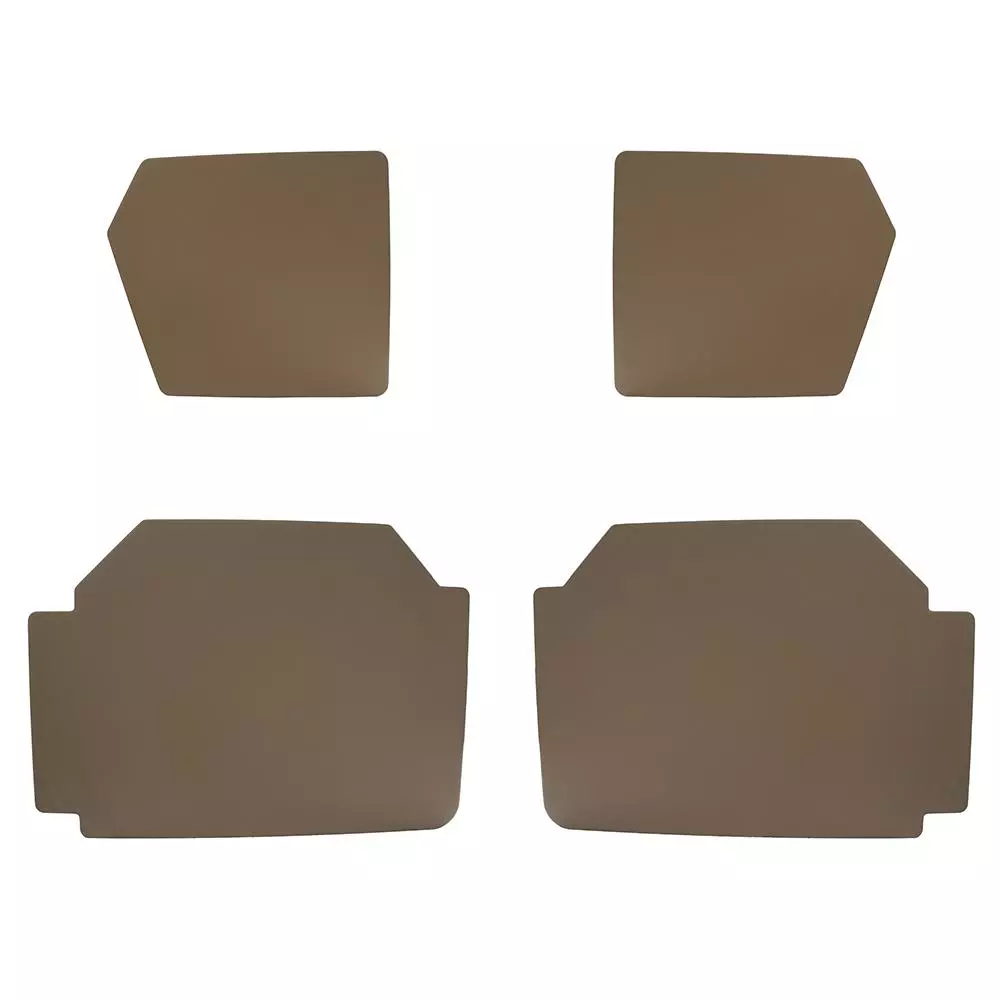 24124291 2cv Large Door Card Set - Brown Vinyl