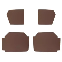 24124295 2cv Large Door Card Set – Chocolate Brown Vinyl