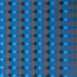 2601042 2cv Rear Parcel Shelf – Checkered Blue