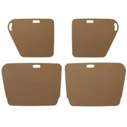 44124291 Dyane Door Card Set – Brown Faux Leather